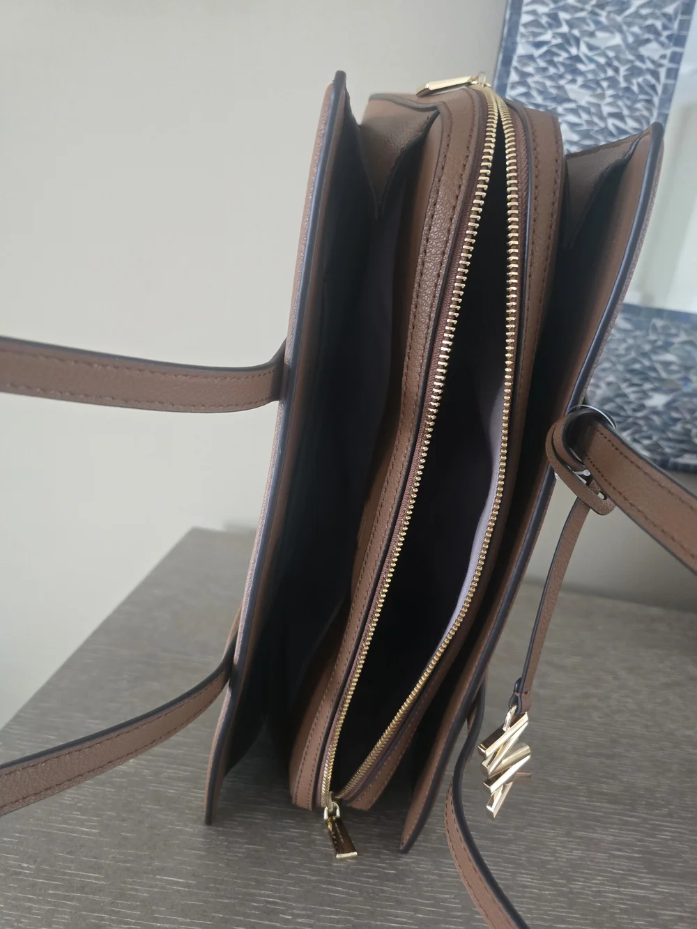 Michael Kors Tan Leather Satchel